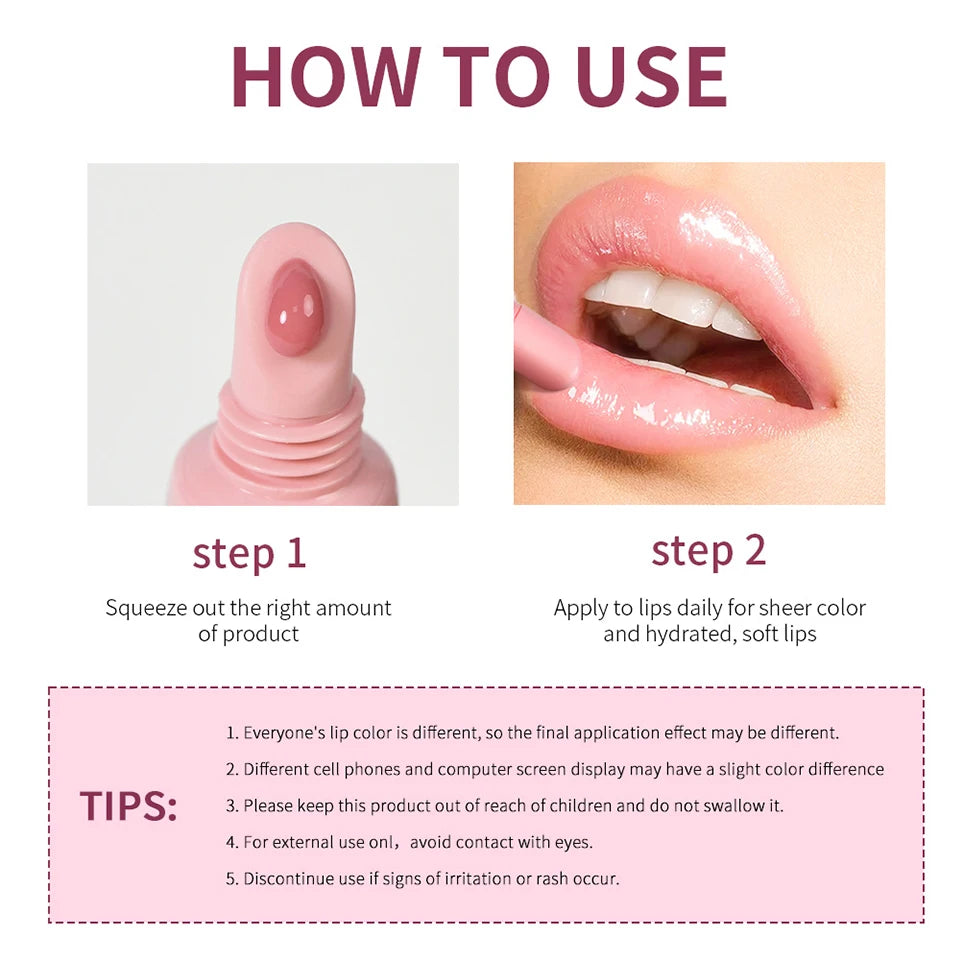 Peptide Moisturizing Lip Tint for Plump and Hydrated Glossy Lips
