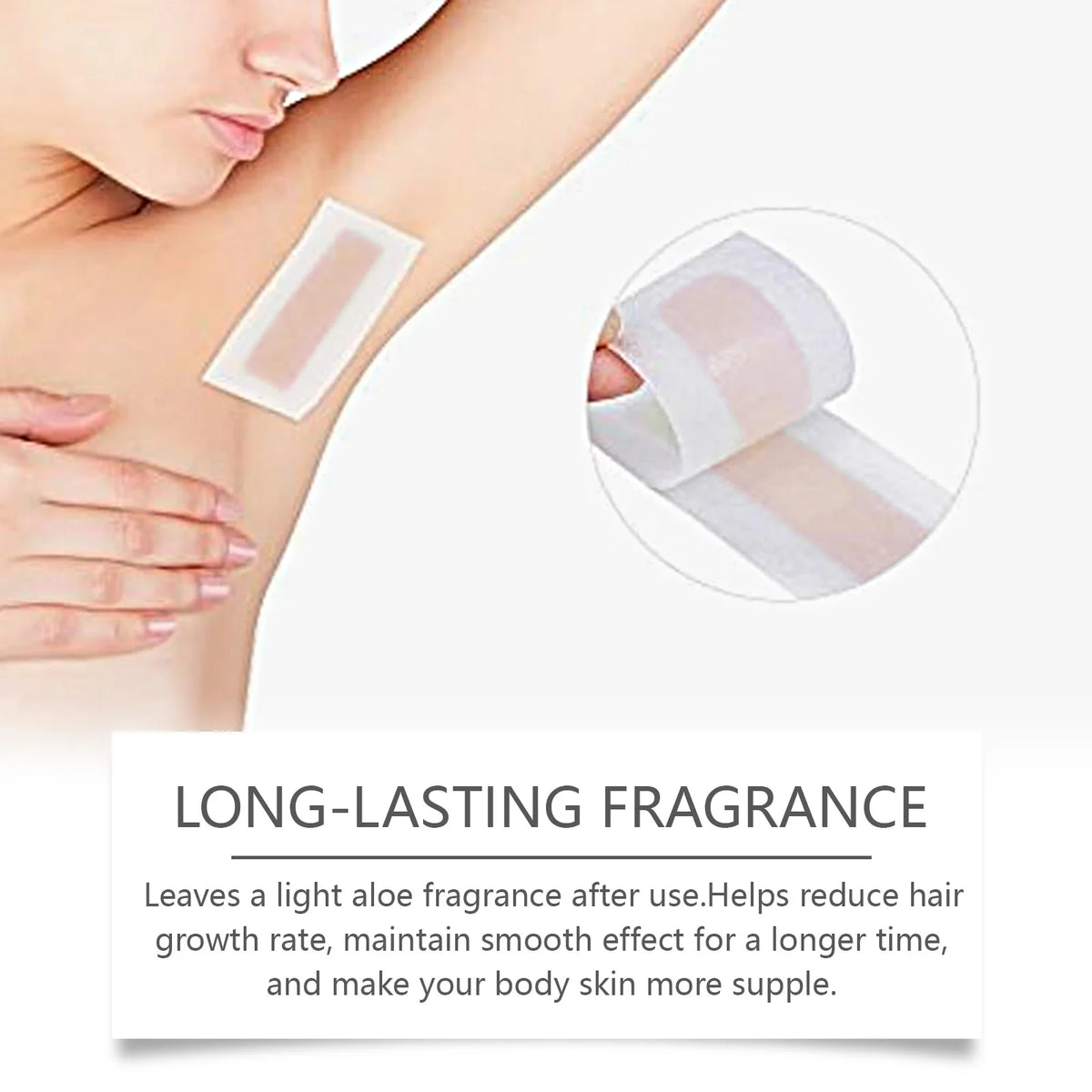 Pain-Free Full Body Hair Removal Wax Strips for Smooth Skin