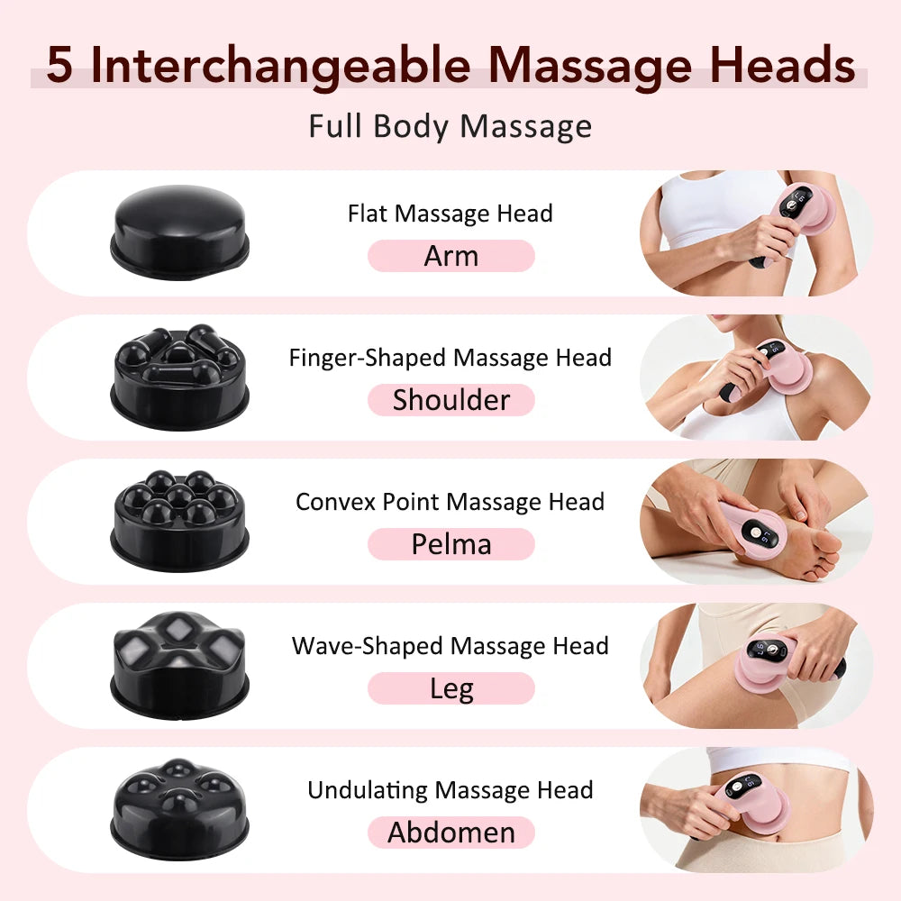 Electric Handheld Body Sculpting Massager for Cellulite and Fat Reduction