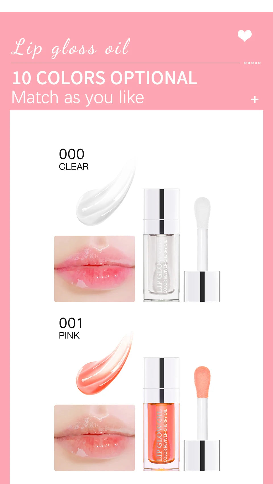 Crystal Jelly Moisturizing Lip Oil for Hydrated and Plump Looking Lips - 17