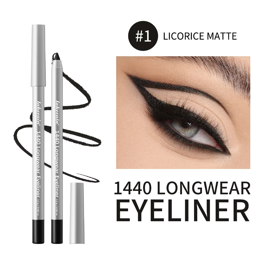 Waterproof Long-Lasting Eyeliner Pencil for Precise Smokey Eye Makeup - 28