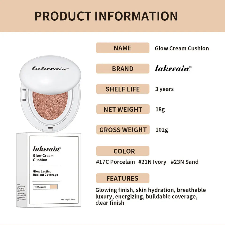 Long-Lasting Semi-Matte CC Cushion Foundation for Flawless Coverage - 29