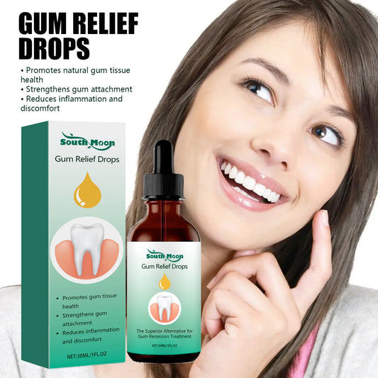Natural Herbal Toothache and Gum Relief Drops for Oral Health Care