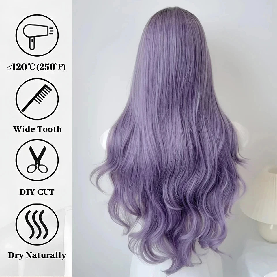Long Wavy Synthetic Cosplay Wig for Women