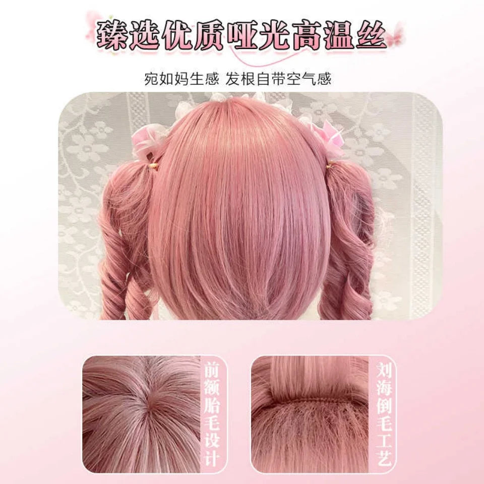 Long Wavy Synthetic Wig with Bangs for Cosplay and Fashion Parties