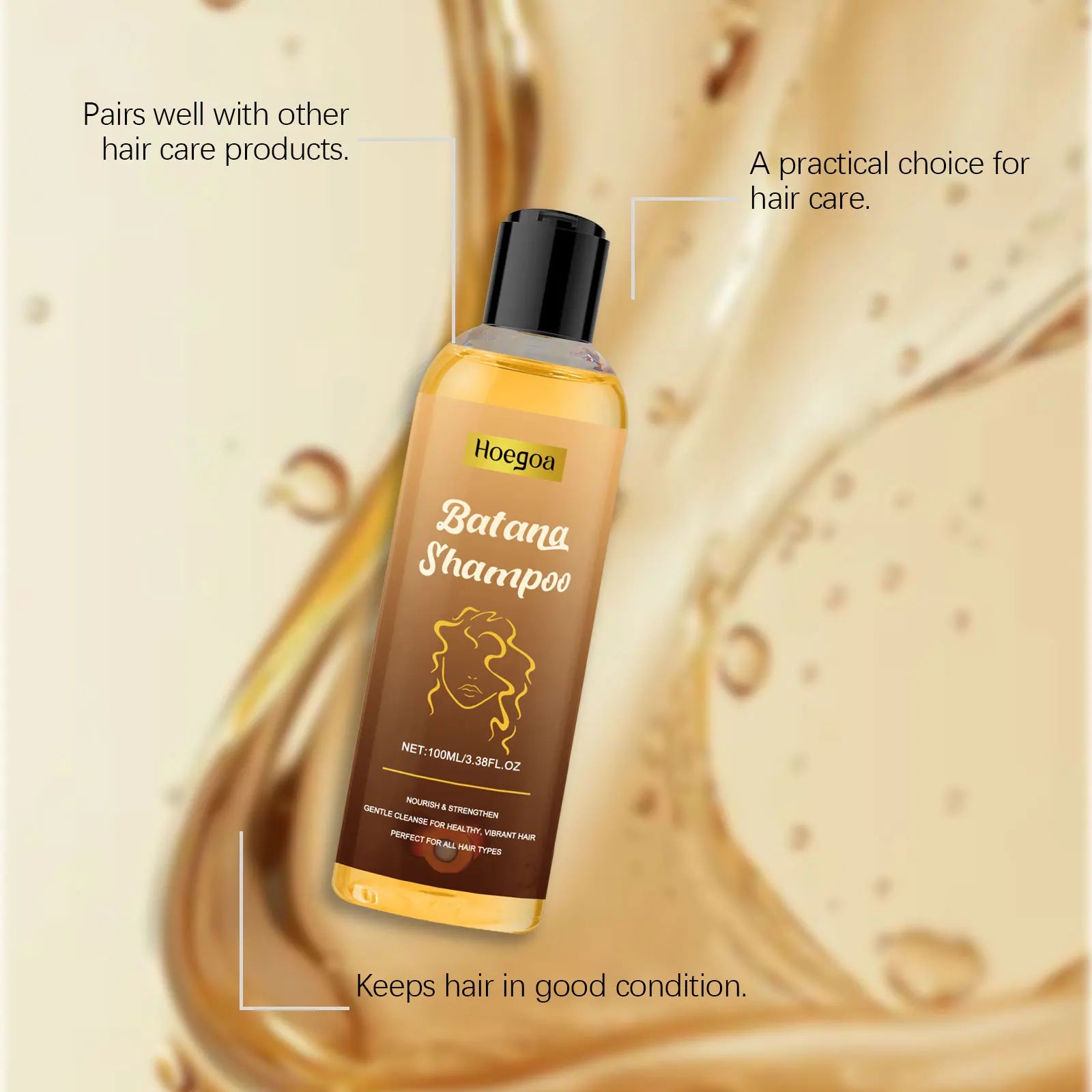 Batana Oil Hair Growth Shampoo for Scalp Treatment and Damage Repair - 9