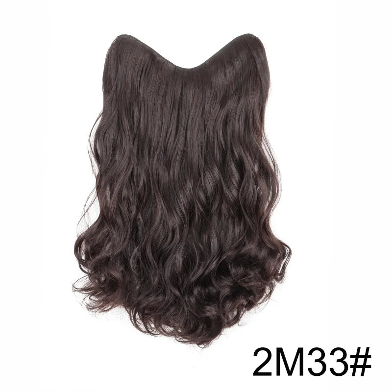 20-Inch V-Shaped Wavy Clip-In Hair Extensions - 11