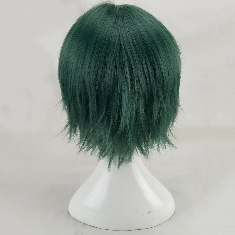 Short Layered Synthetic Cosplay Wig for Costume Parties and Events