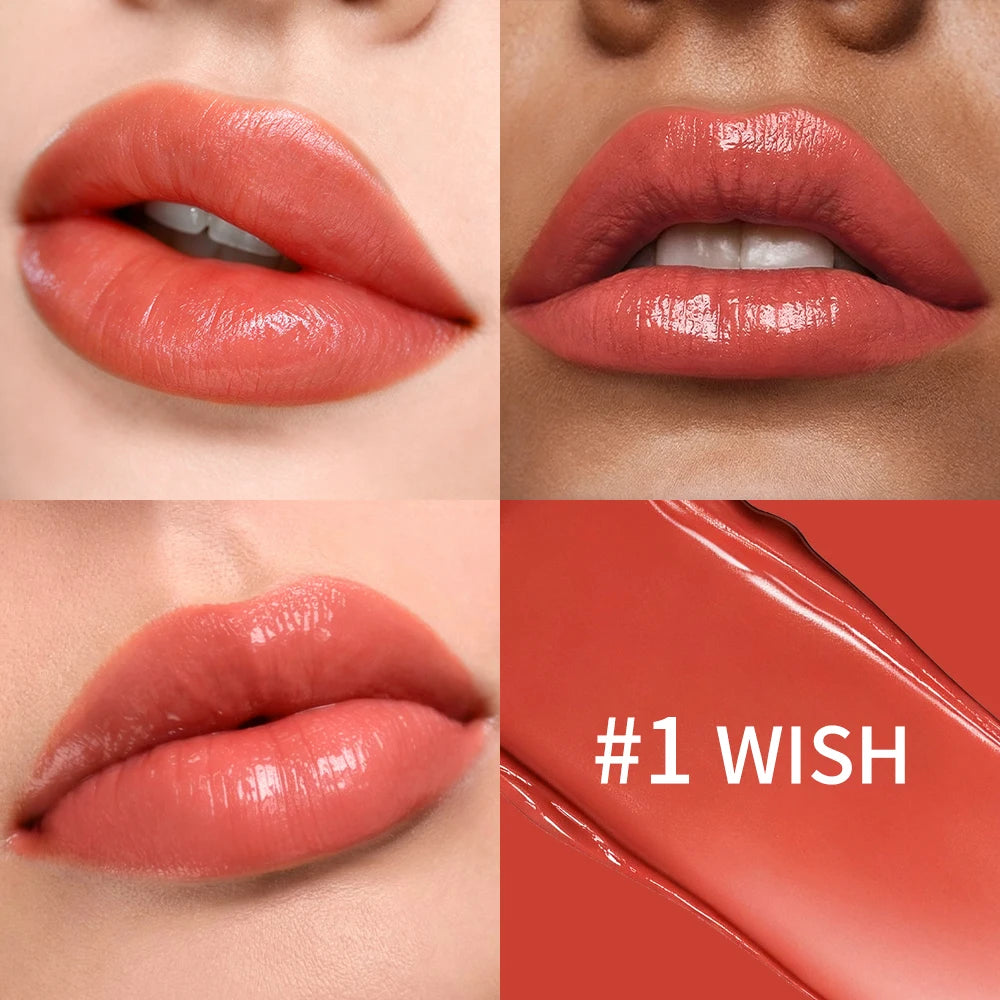 3-in-1 Tinted Moisturizing Lip Oil Stick for Glossy Plump Lips - 5