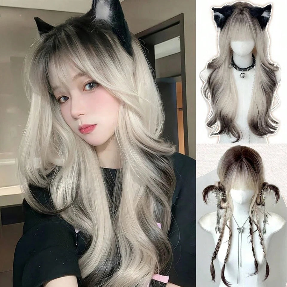 Long Wavy Synthetic Cosplay Wig for Women