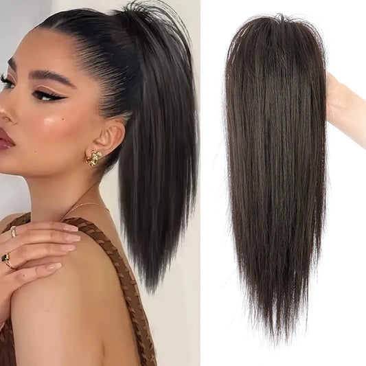 14-Inch Claw Clip Straight Ponytail Hair Extension