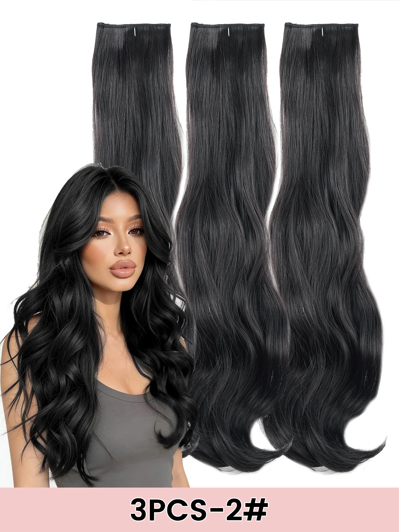 Wavy Clip-In Hair Extensions for Instant Volume and Length - 18