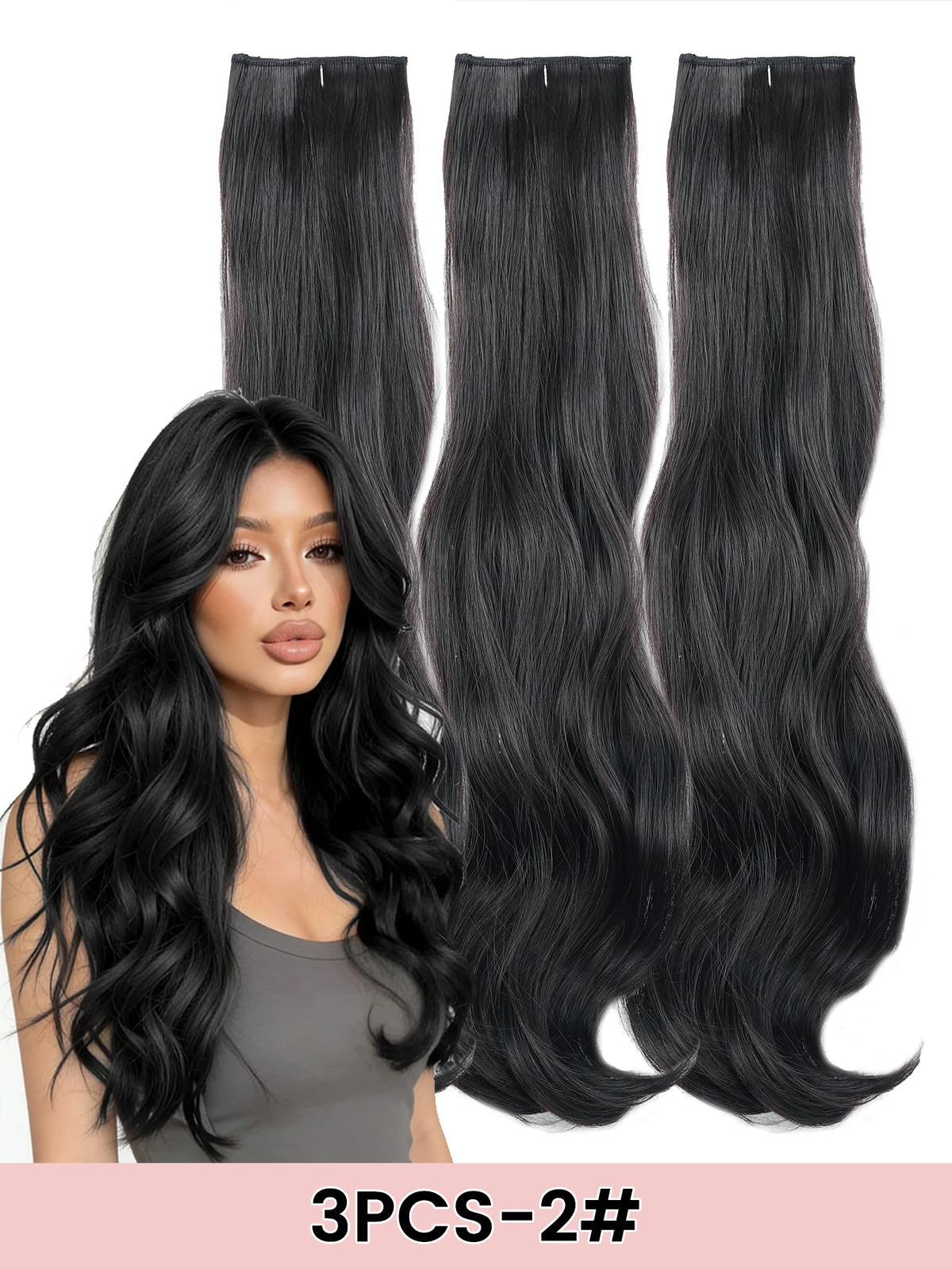 Wavy Clip-In Hair Extensions for Instant Volume and Length