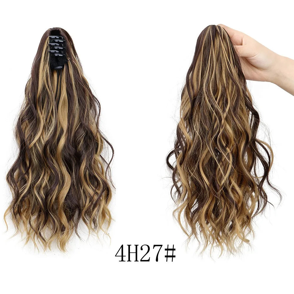 Curly Claw Clip Ponytail Extension for Instant Volume and Length - 13