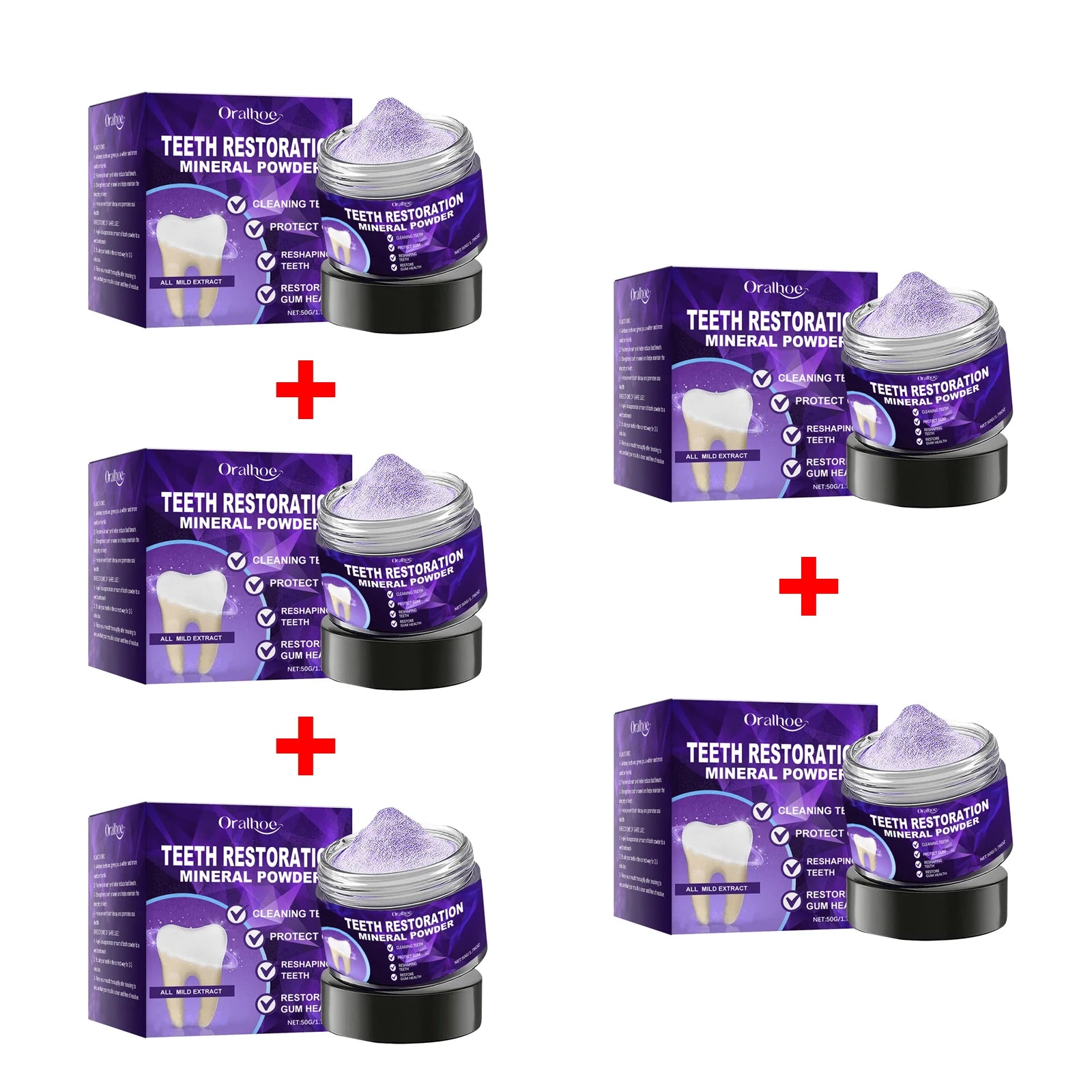 Natural Teeth Whitening and Enamel Restoration Powder for Brighter Smiles - 15