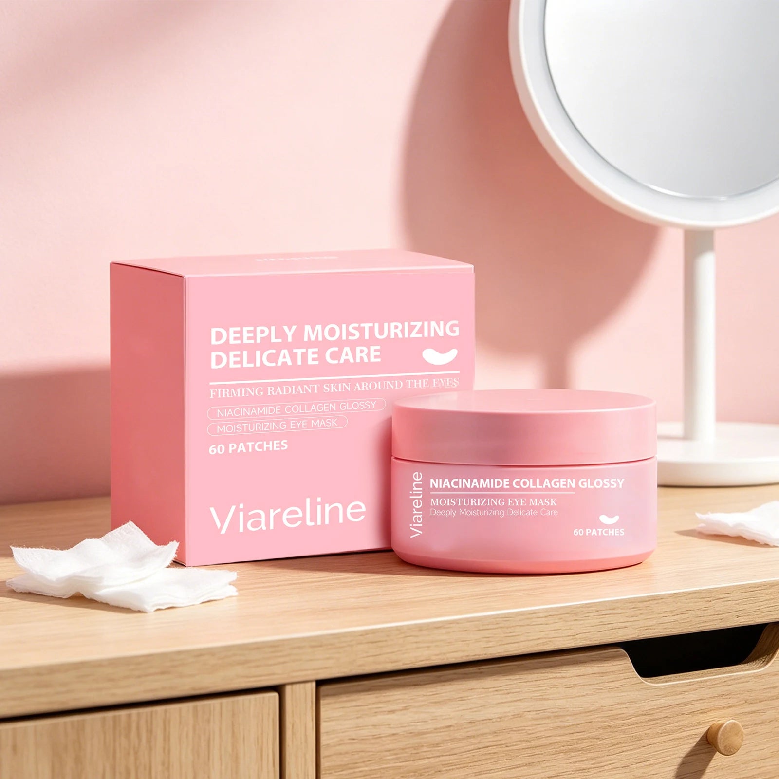 Niacinamide Collagen Eye Mask Patches for Dark Circles and Puffiness - 3