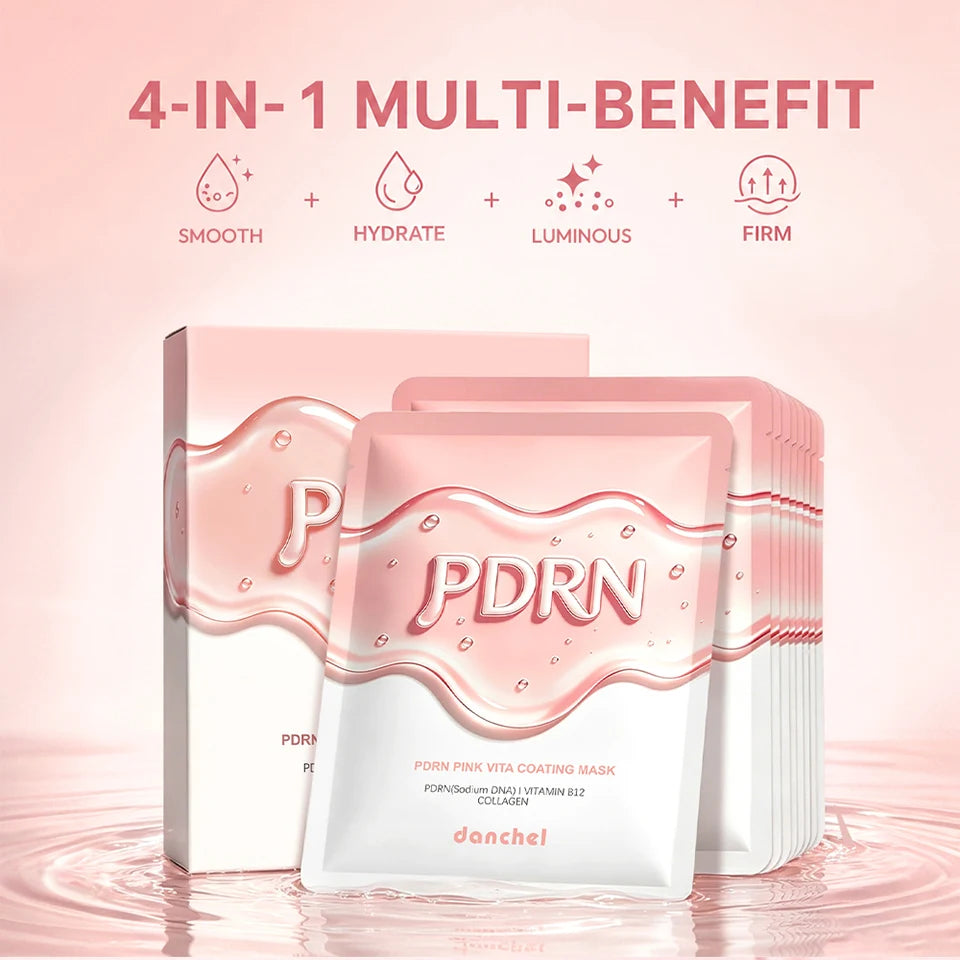 Salmon DNA PDRN Pink Vitamin Hydrating Facial Sheet Mask - 8