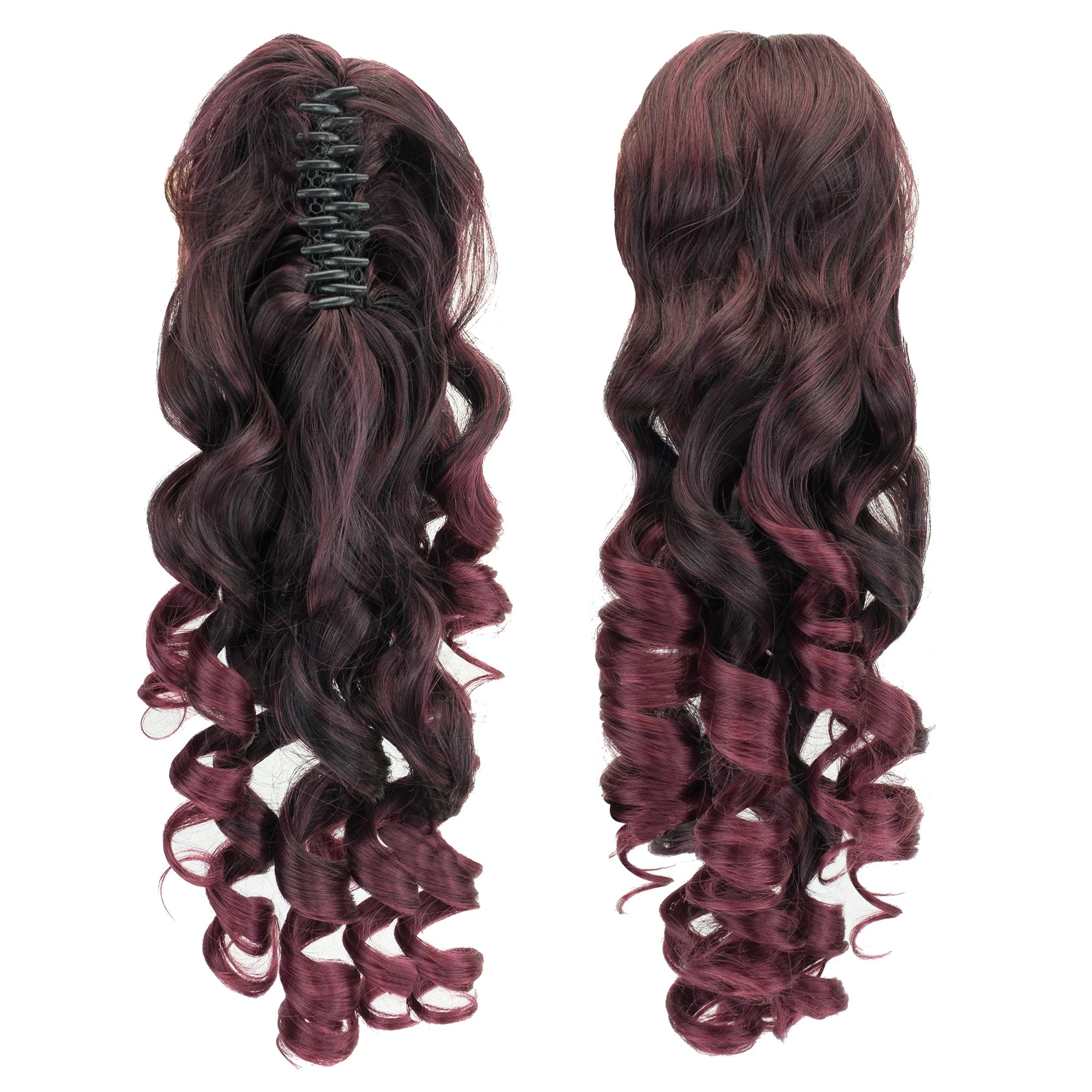 Long Curly Claw Clip Ponytail Hair Extension - 8
