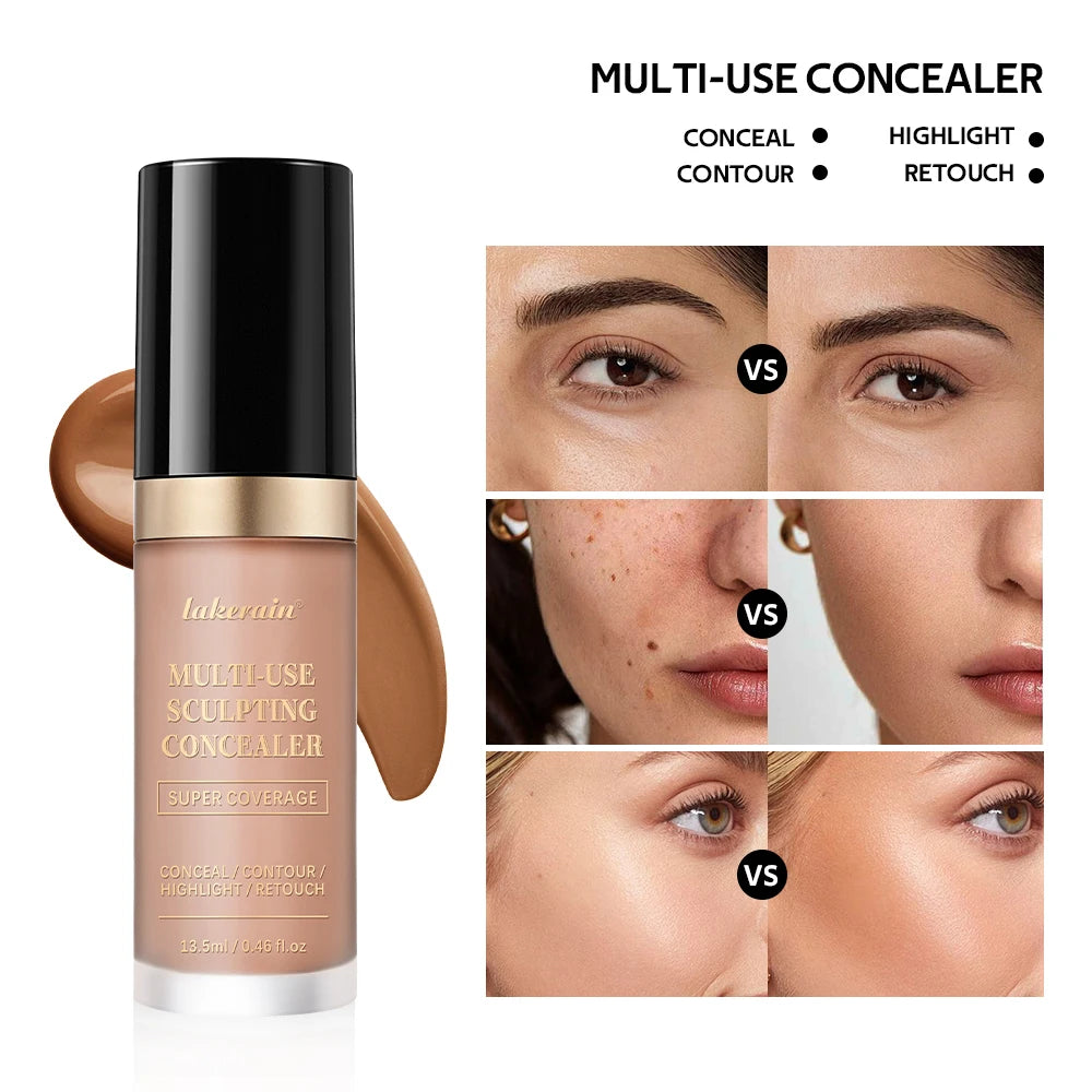 Multi-Use Sculpting Concealer for Full Face Coverage and Contouring - 2