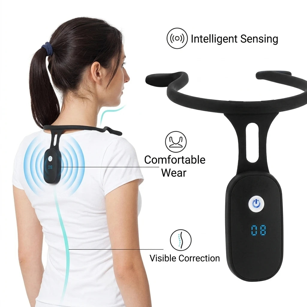 Intelligent Posture Corrector with LCD Display and Vibration Reminder - 7