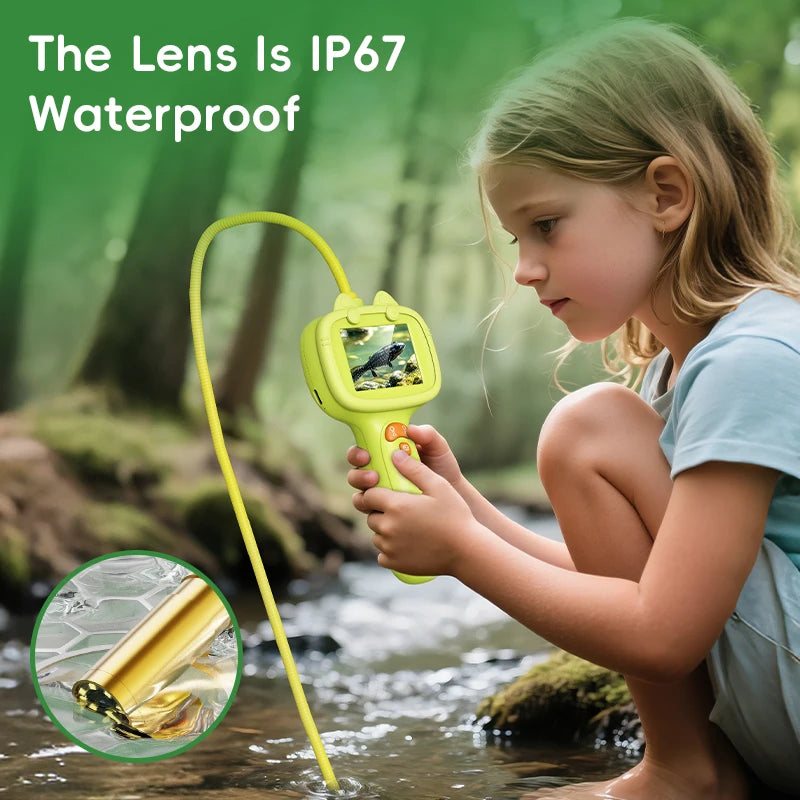 HD Borescope Inspection Camera for Kids Nature Exploration and Science