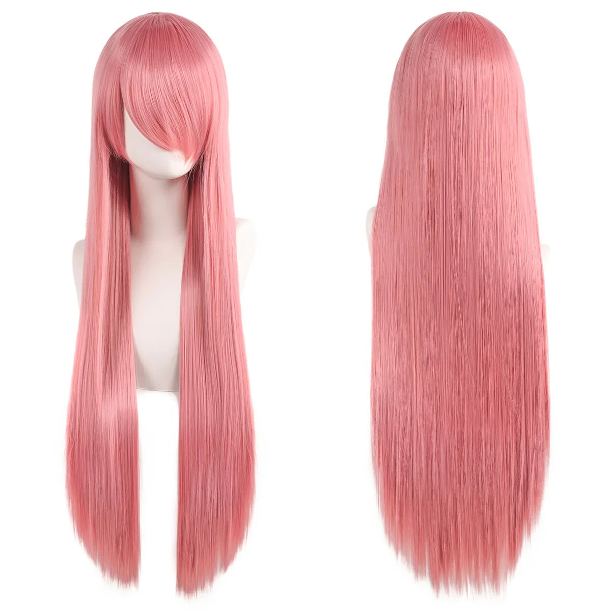 Long Straight Synthetic Cosplay Wig with Bangs