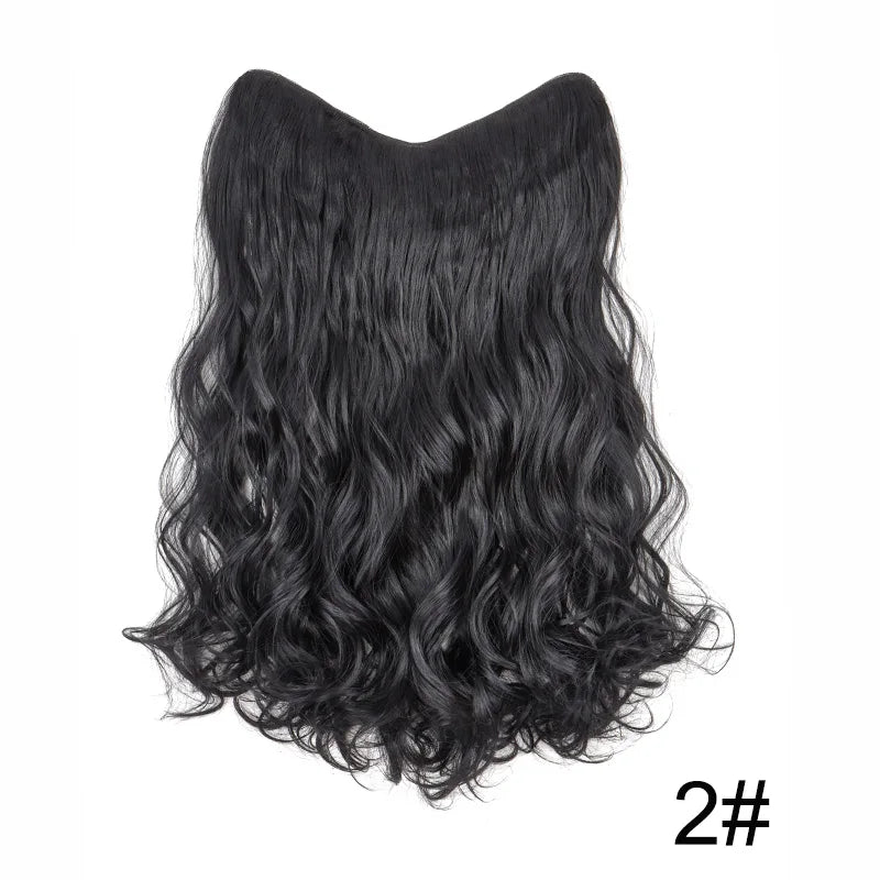 20-Inch Long Curly Clip-In Hair Extensions