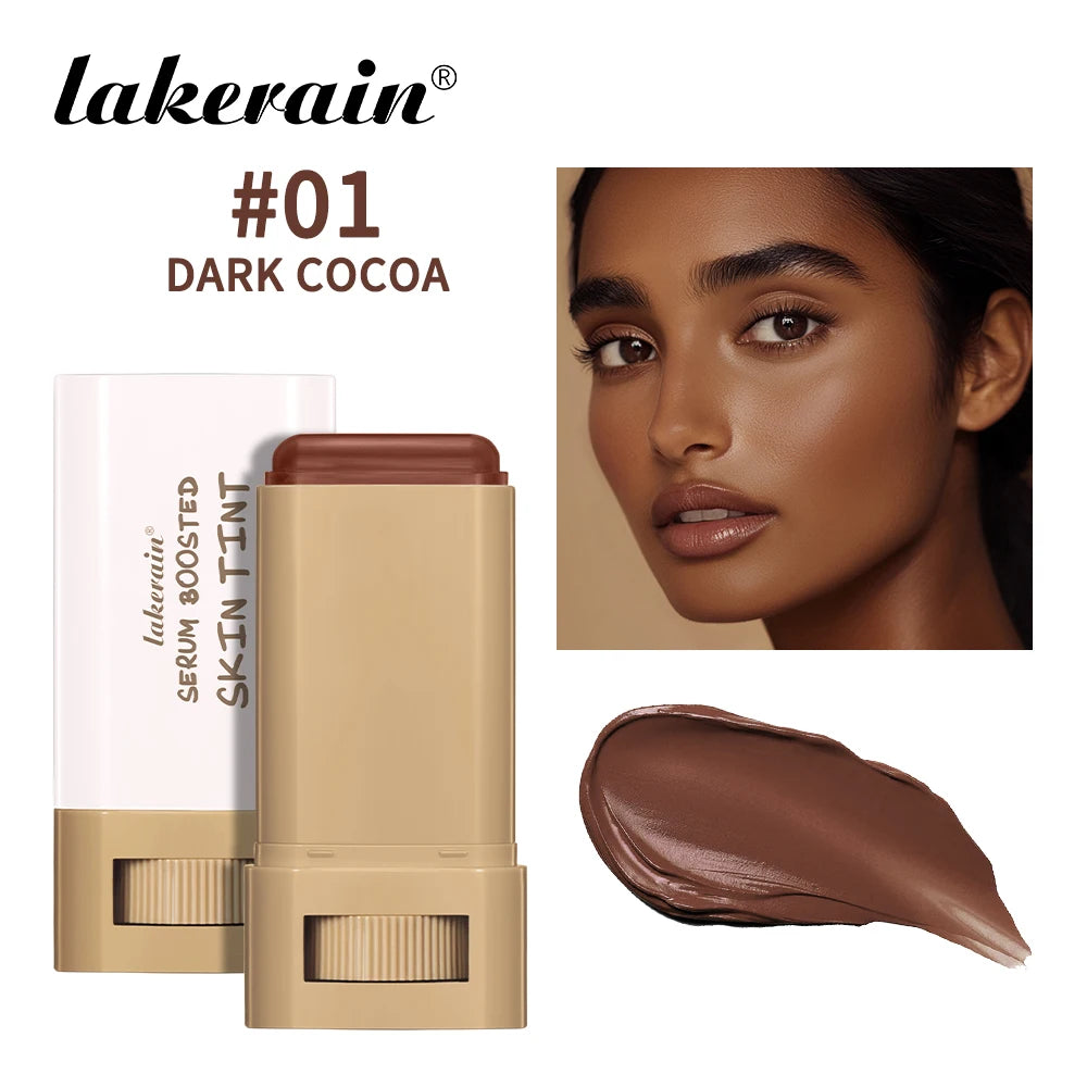 Matte Foundation Stick with Built-in Brush for Flawless Coverage - 42