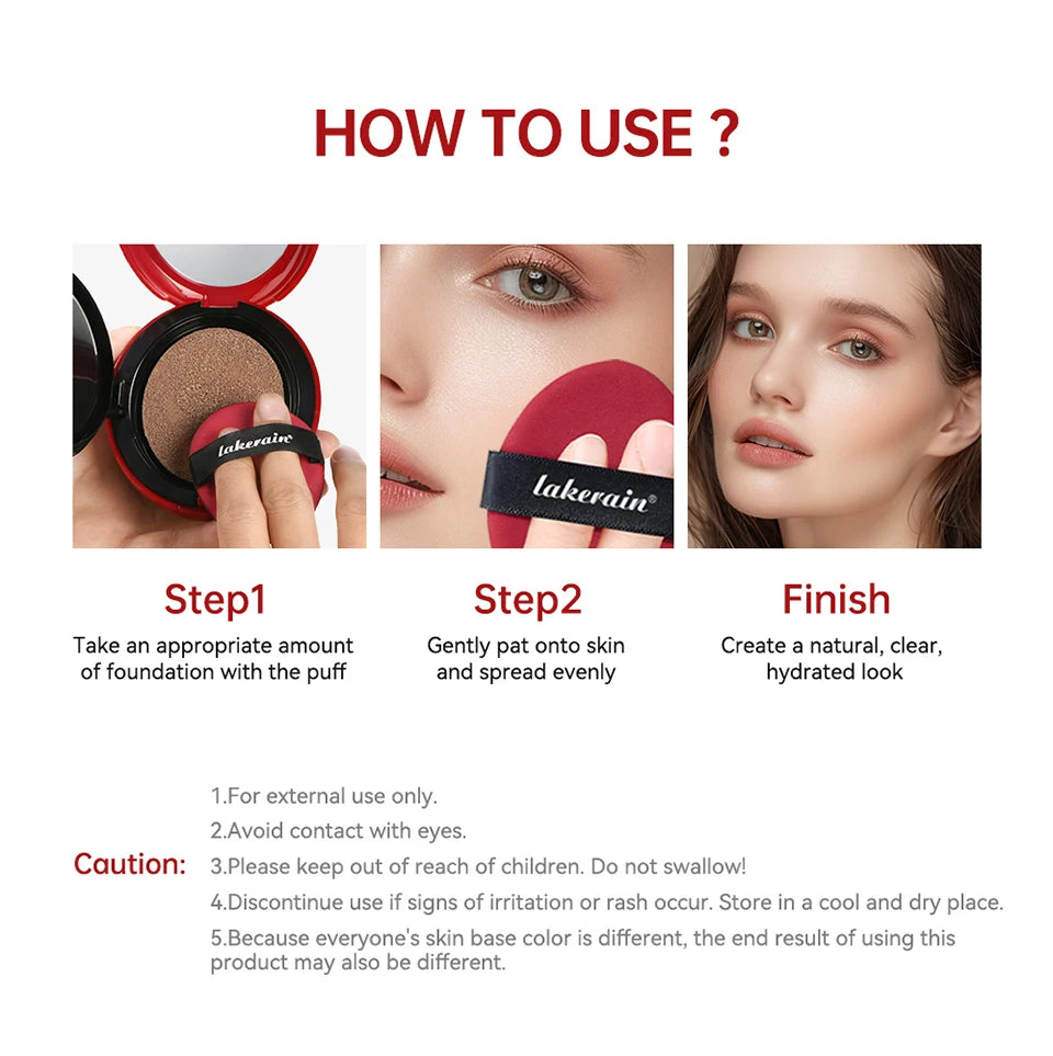 Long-Lasting Waterproof Cushion Foundation Refill for Flawless Skin - 23