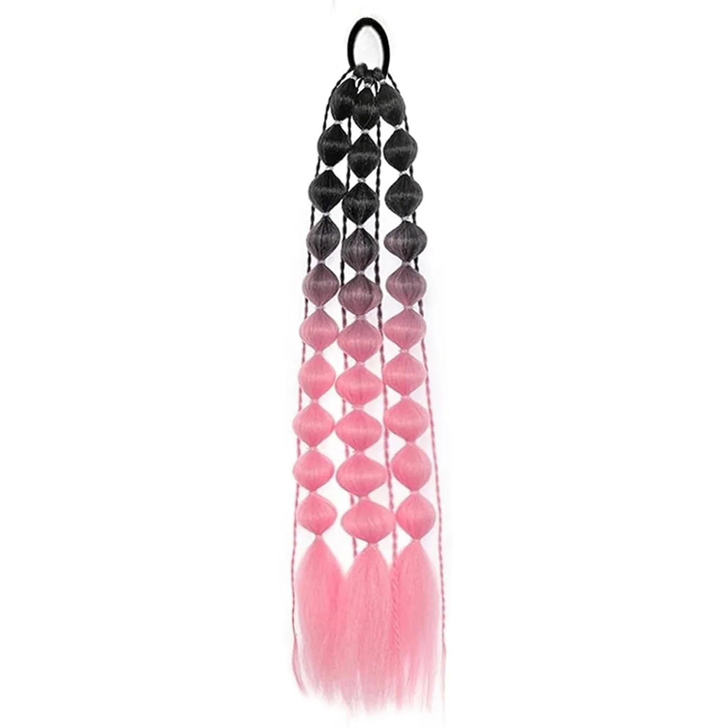 Colorful Bubble Braid Ponytail Extension for Instant Volume - 33