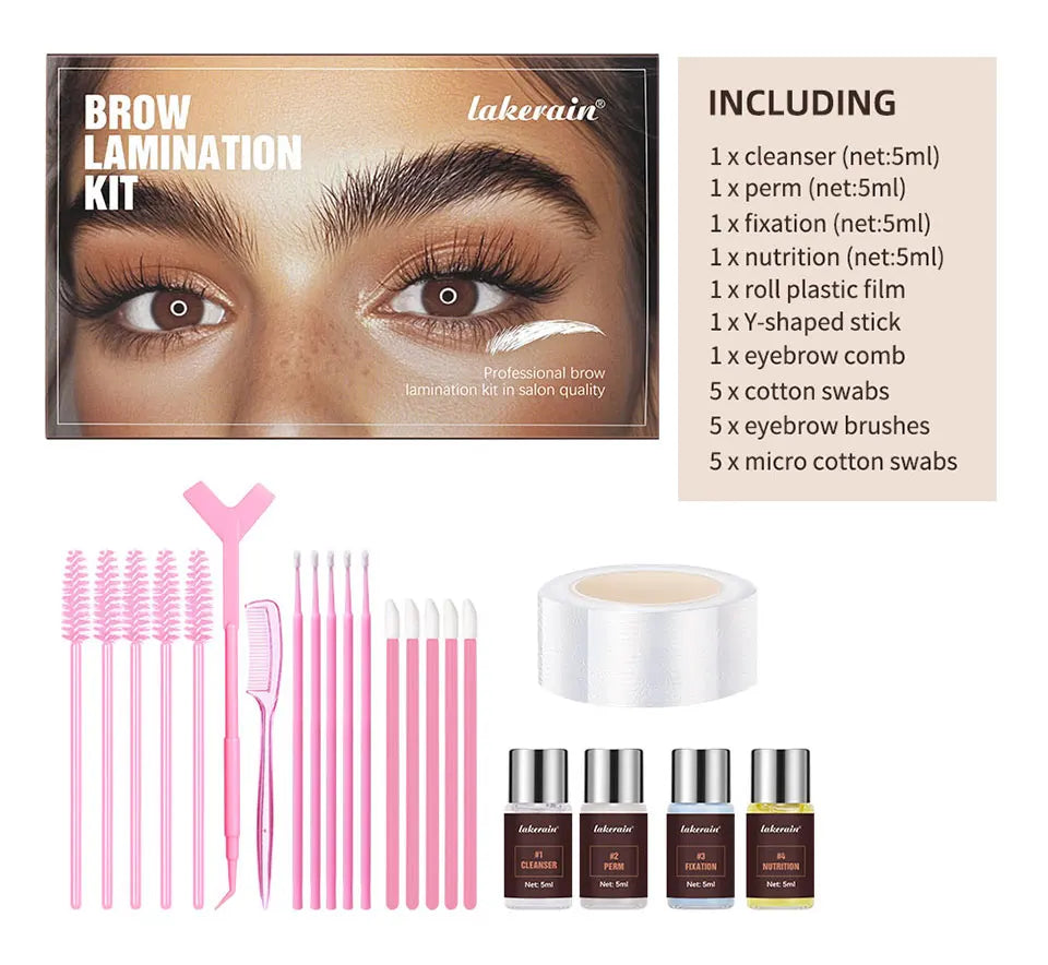 Professional Eyebrow Lamination Kit for Perfect Brow Lifting and Shaping