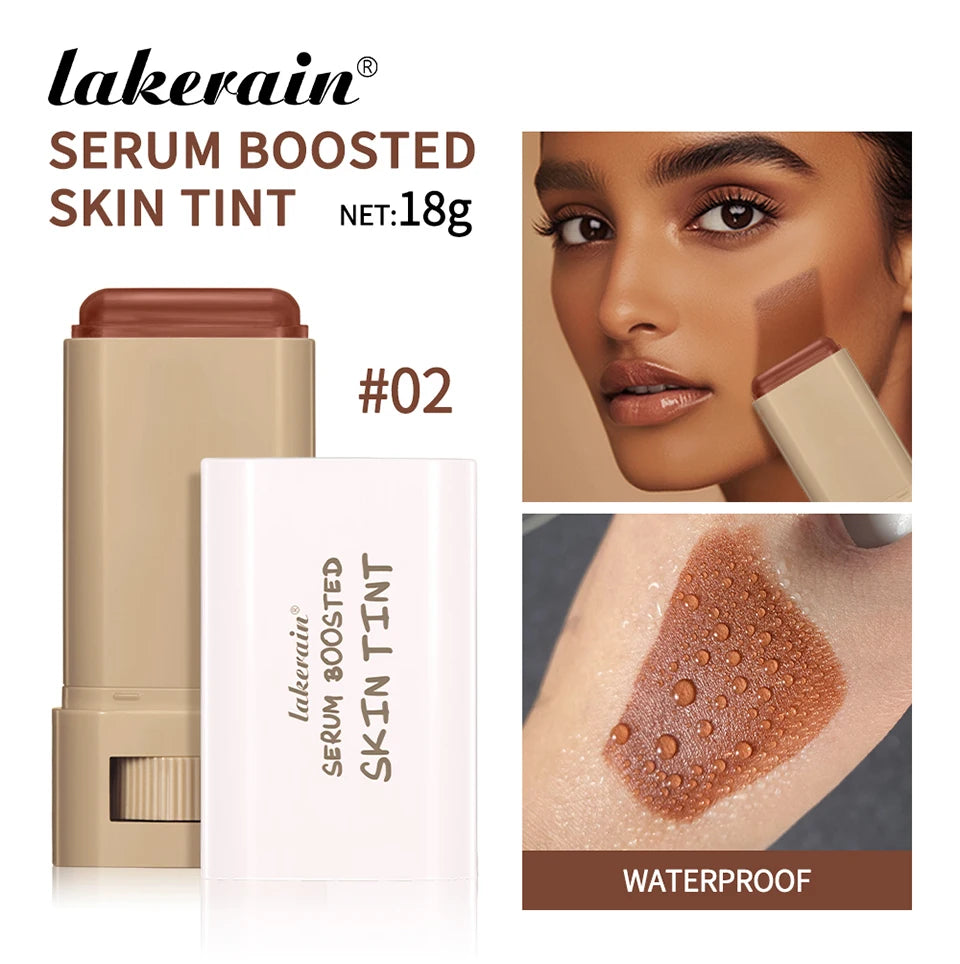 Serum Boosted Skin Tint Foundation Stick for Radiant Hydrating Coverage