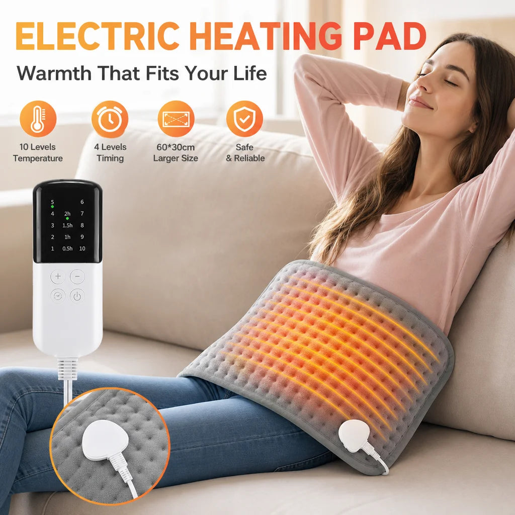 Electric Heating Pad for Pain Relief and Muscle Relaxation - 1