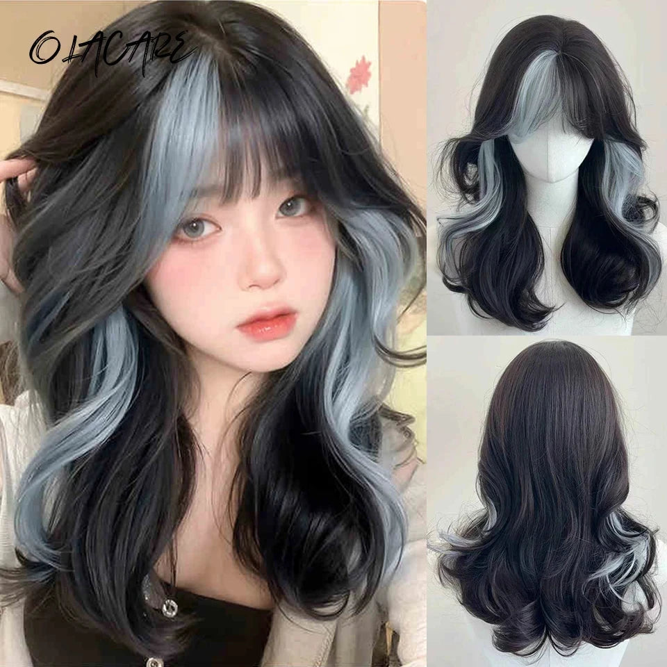 Short Blonde Wavy Bob Wig with Ponytails for Cosplay and Lolita Style