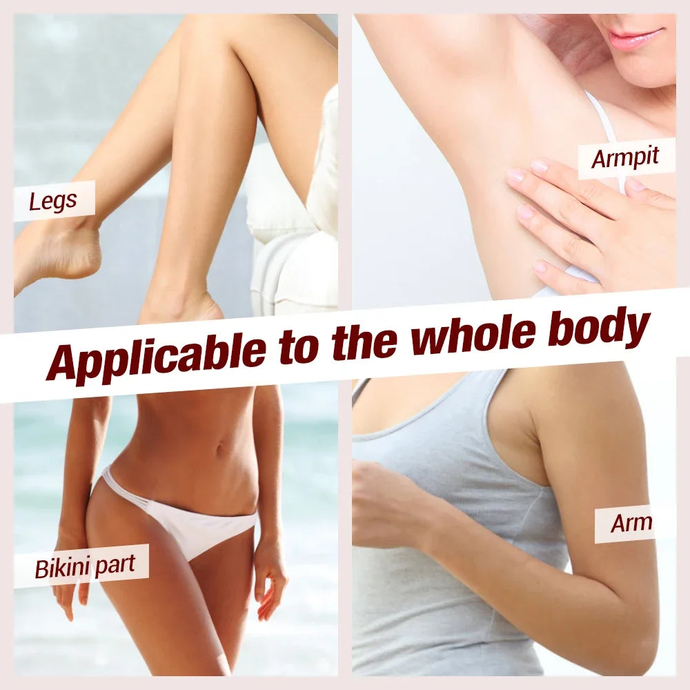 Compact 3-in-1 Electric Shaver for Painless Women's Hair Removal - 5