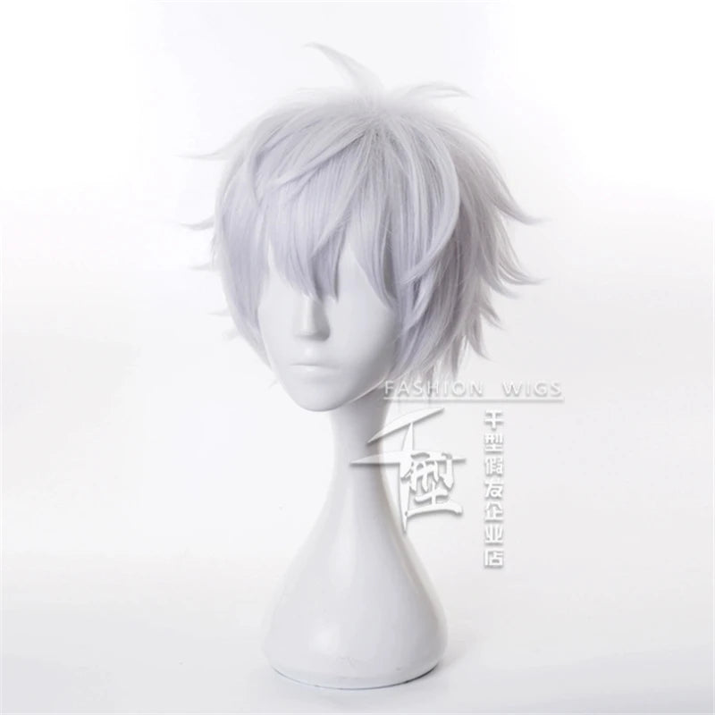 Short White Anime Character Cosplay Wig - 2