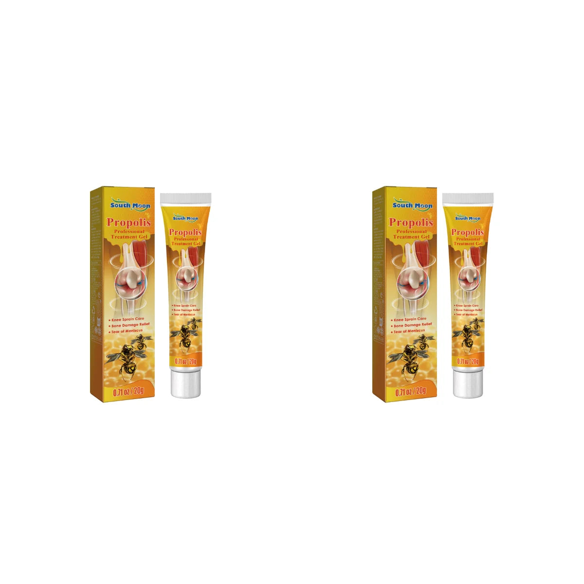 Propolis Joint Relief Cooling Gel for Knees Back and Muscle Soreness
