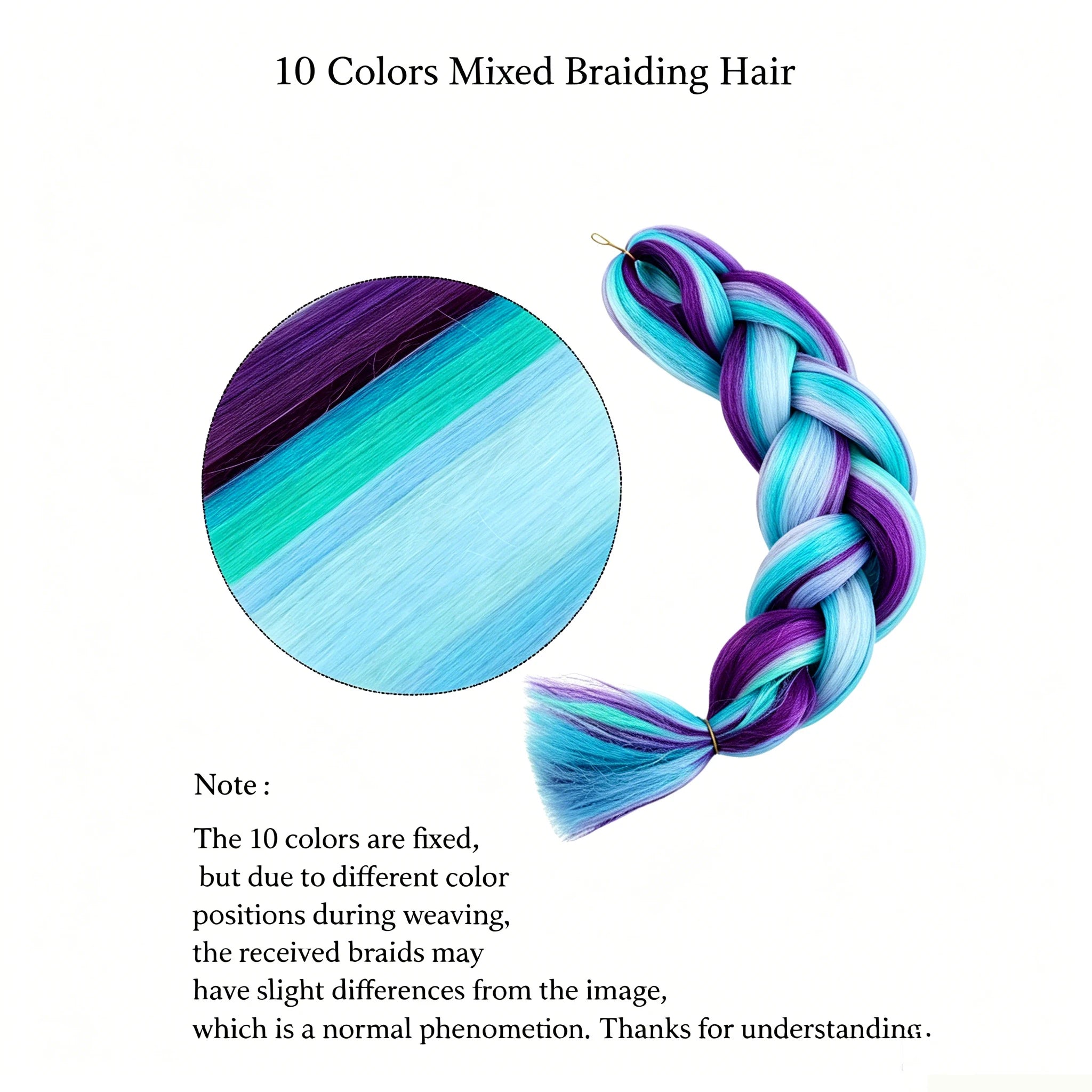24-Inch Jumbo Braiding Hair Extensions for Vibrant Hairstyles - 5