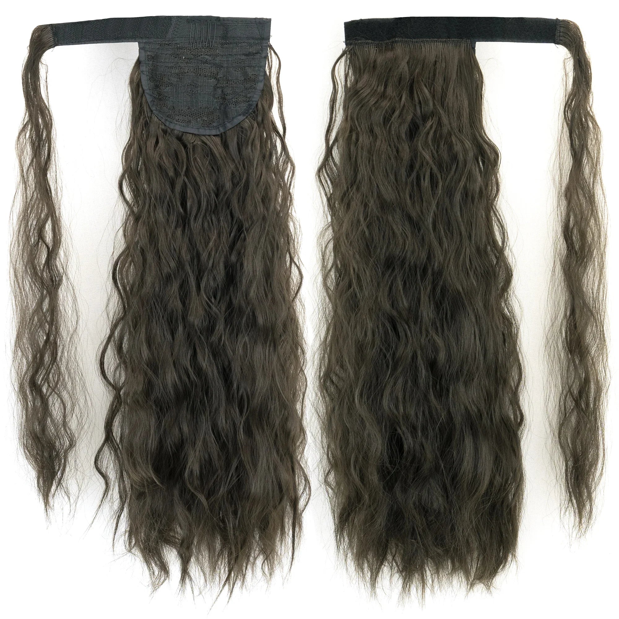 Long Kinky Curly Wrap Around Ponytail Extension for Instant Volume - 5