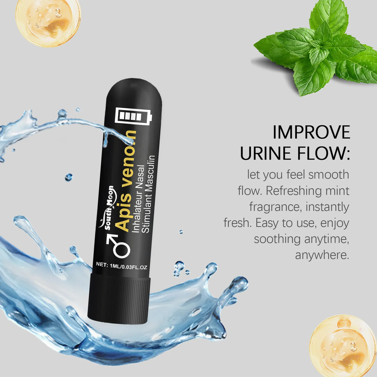 Refreshing Energy Nasal Inhaler Stick for Daily Focus and Vitality