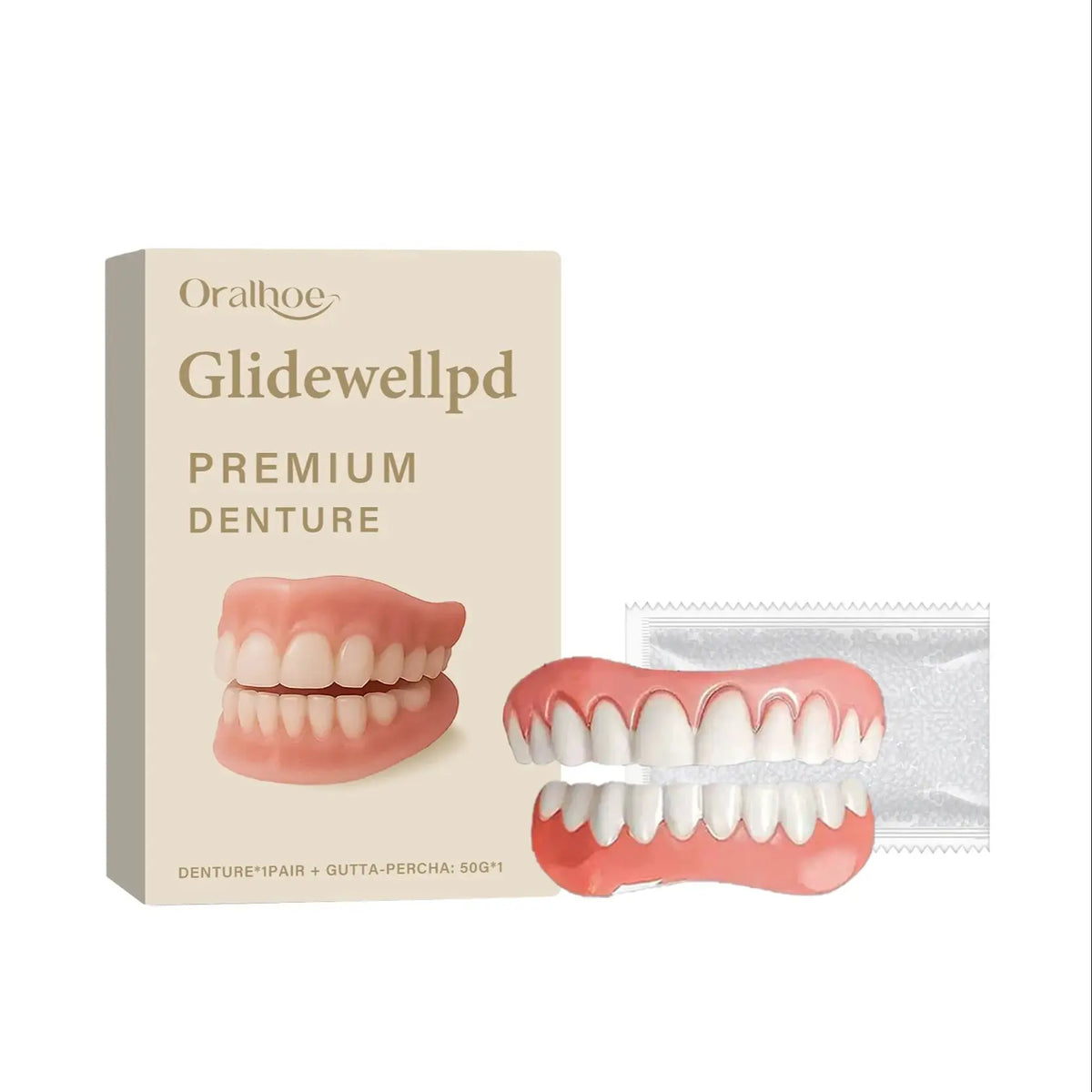 Flexible Silicone Cosmetic Dentures for Missing Teeth and Smile Restoration