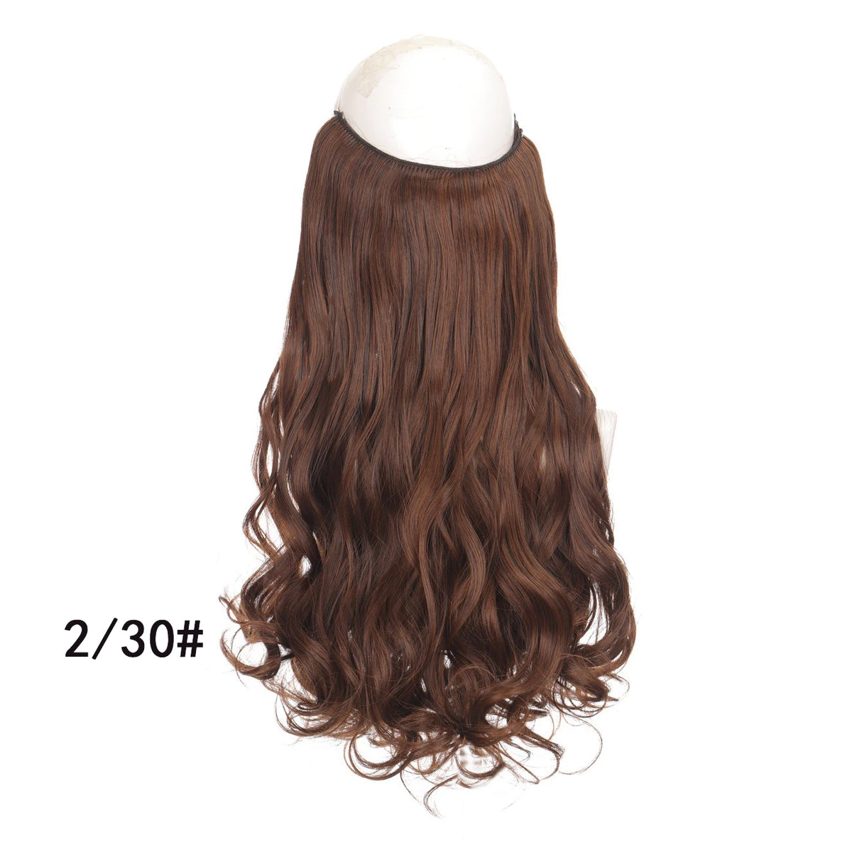 Invisible Halo Wire Hair Extensions for Voluminous Wavy Hair
