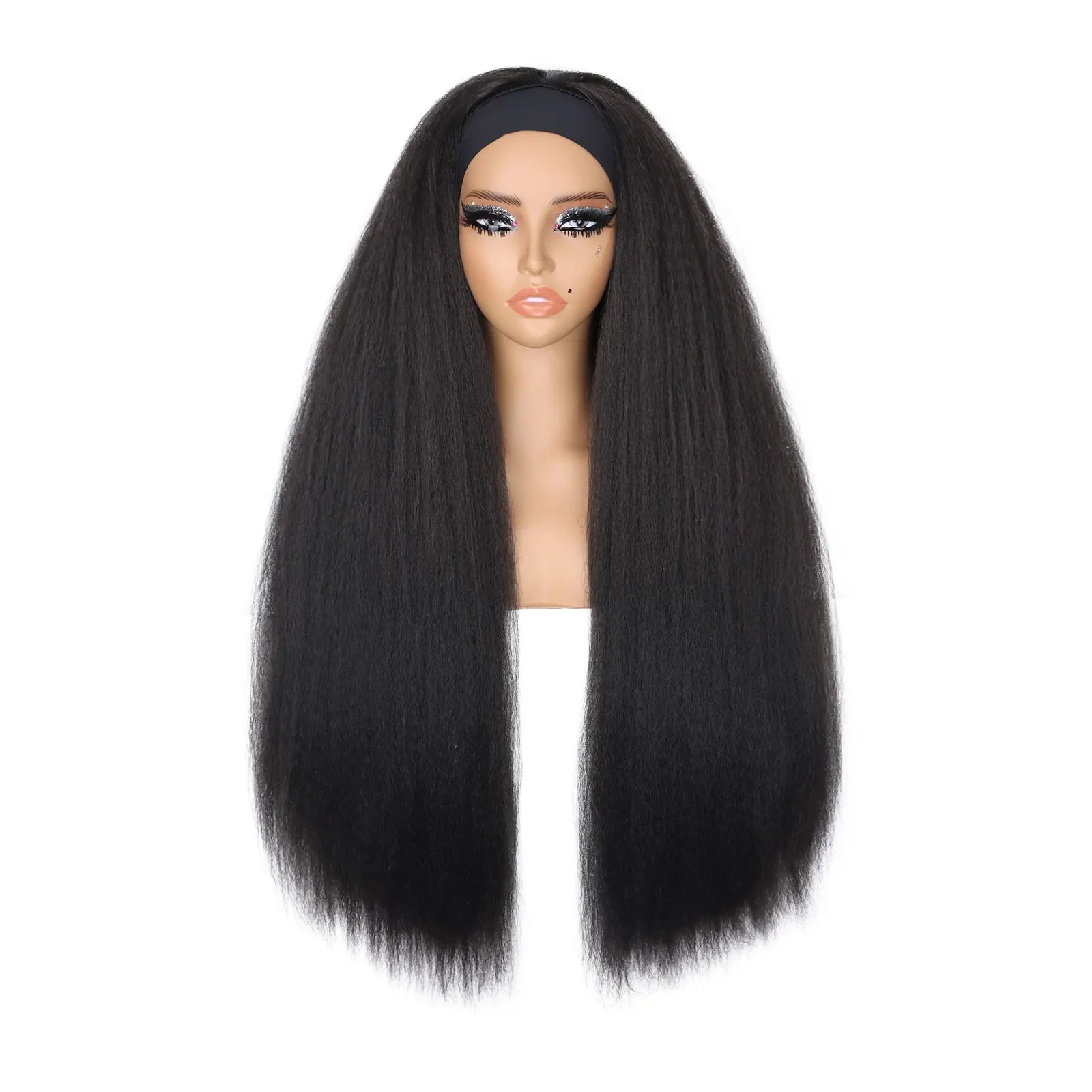 Long Yaki Straight Headband Wig for Easy Daily Styling - 18
