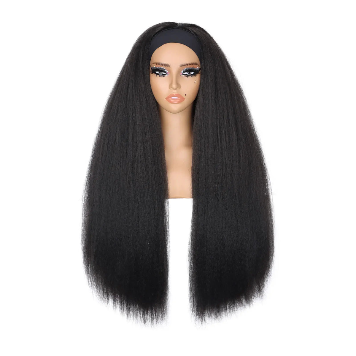 Long Yaki Straight Headband Wig for Easy Daily Styling