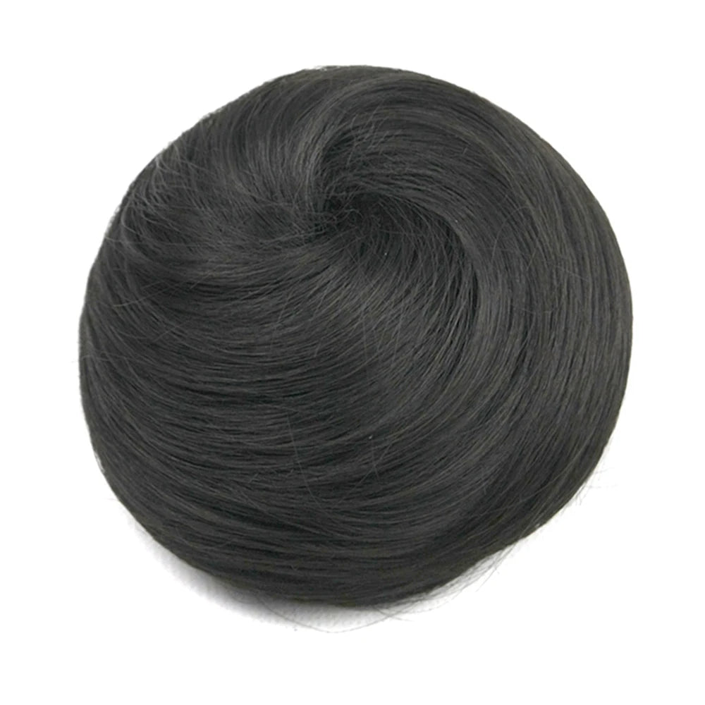 Adjustable Curly Hair Bun Scrunchie Extension for Instant Volume Updo - 4