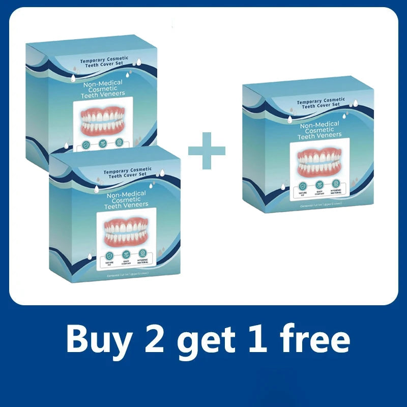 Adjustable Silicone Cosmetic Denture Kit for Natural Smile Transformation