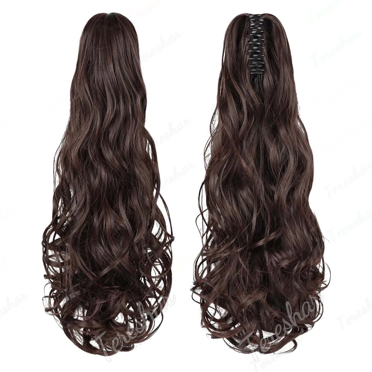 Wavy Claw Clip Ponytail Extension for Instant Volume and Length
