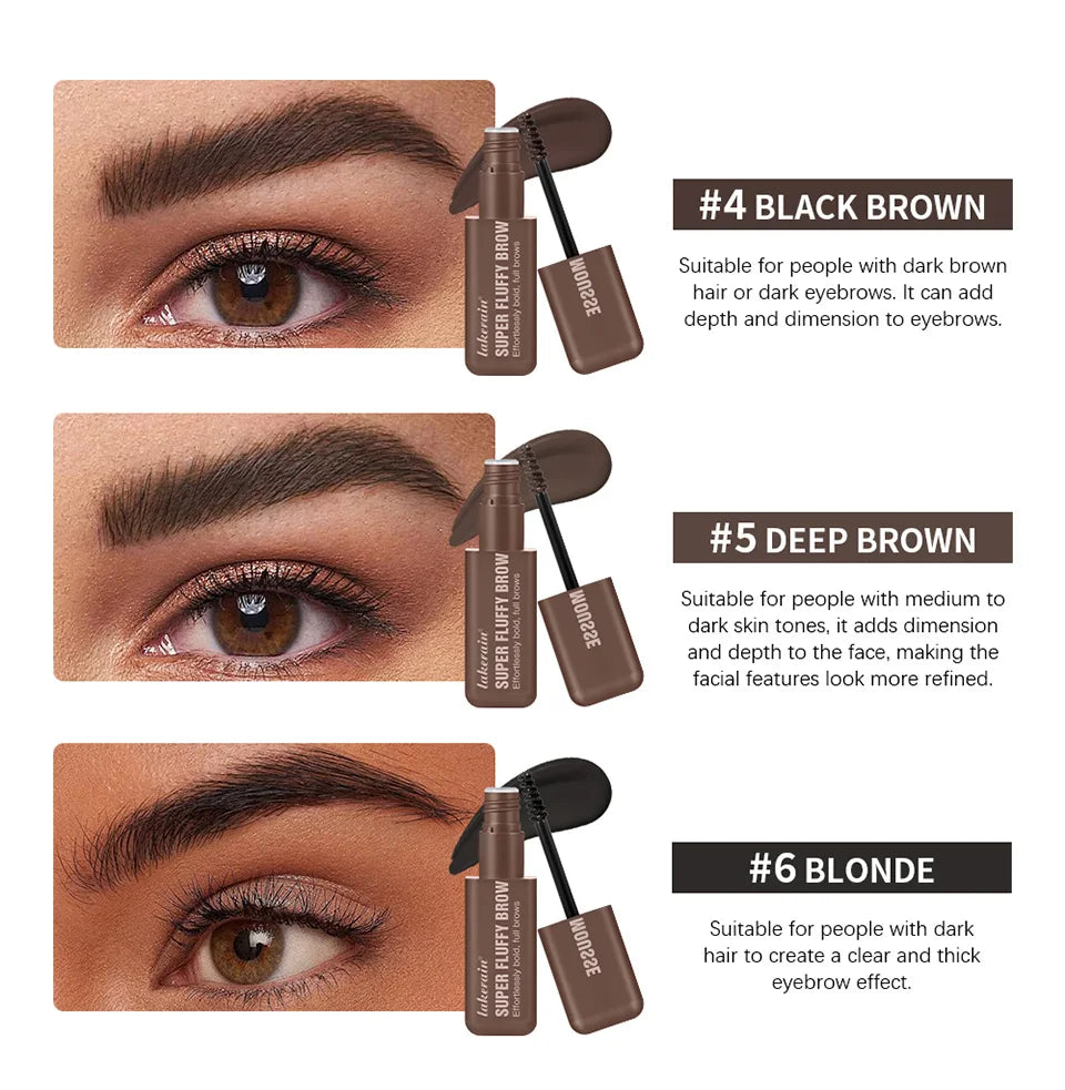 Waterproof Fluffy Brow Mousse for Natural and Volumized Eyebrows - 10
