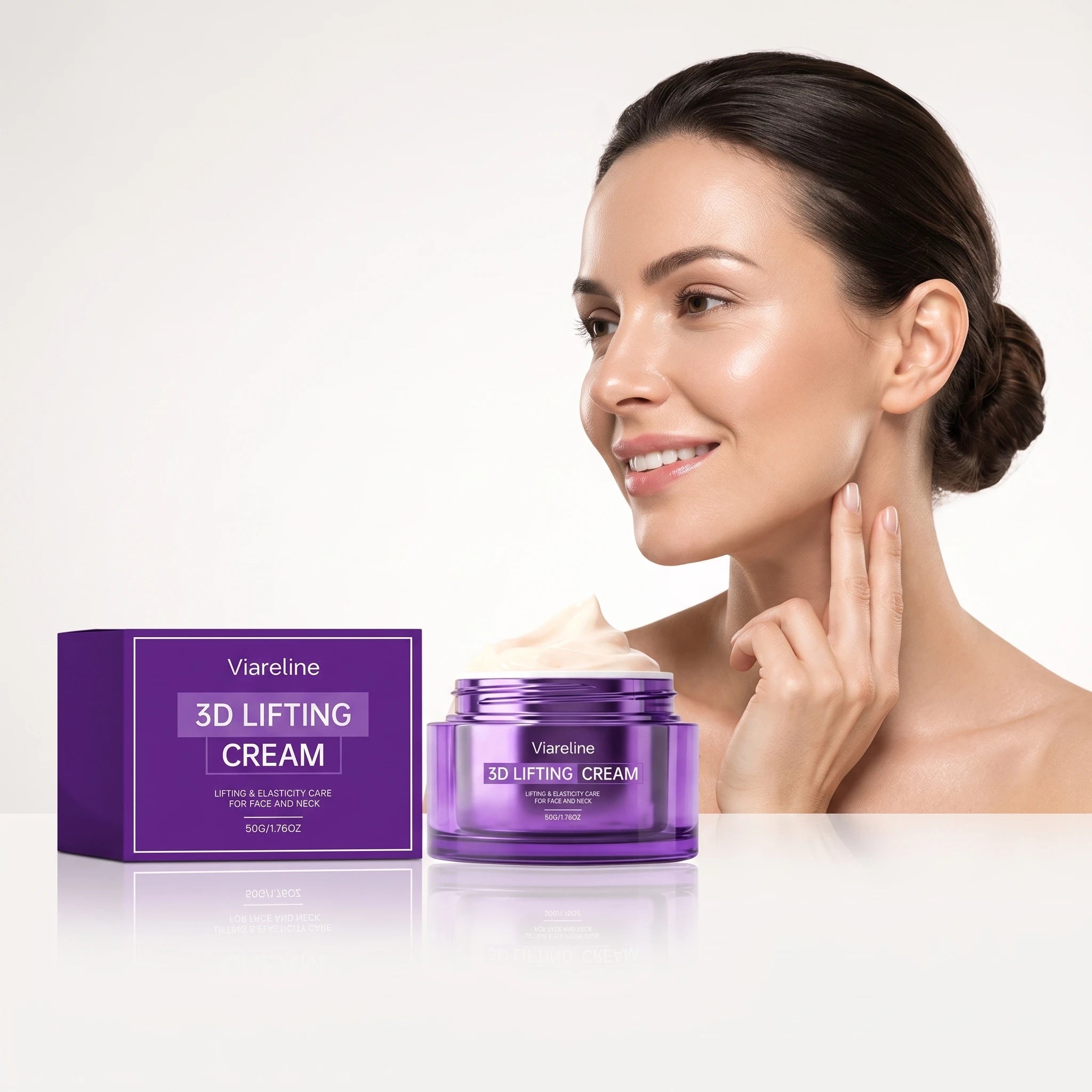 3D Lifting Firming Cream for Face and Neck Tightening and Anti-Aging - 3