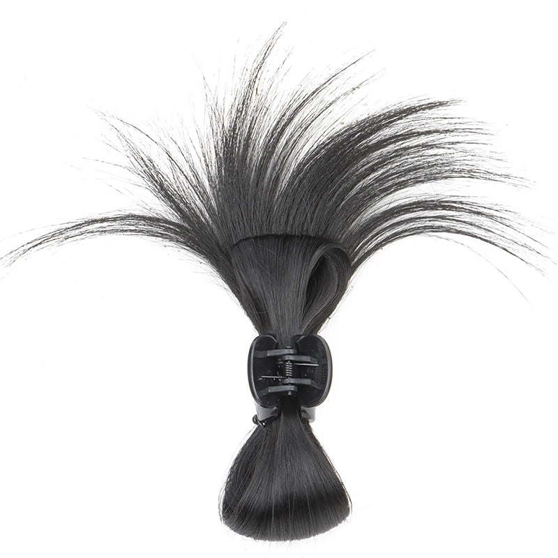 Elegant Synthetic Ponytail Hair Claw Clip for Quick Styling - 9
